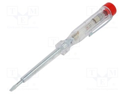 Tool: voltage tester; insulated; slot; Size: 3,0x0,7mm; 10pcs.