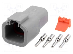 Connector: wire-wire; ATP; plug; male; Size: 12; 14AWG÷12AWG; PIN: 4