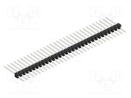 Connector: pin strips; pin header; male; PIN: 32; 2.54mm; SMT; 1x32