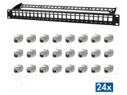 Connector: RJ45; patch panel