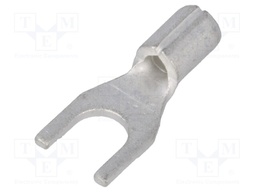 Fork terminal; M3,5; 0.5÷1mm2; crimped; for cable; non-insulated