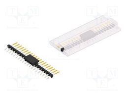 Connector: pin strips; pin header; male; PIN: 20; 2mm; SMT; 1x20