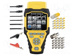 Tester: LAN network analyzer; LCD; Measured cable l: max.610m