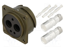 Connector: circular; VG95234; socket; female; PIN: 5(2+3); crimped