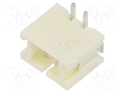 Socket; wire-board; male; PH; 2mm; PIN: 2; pick and place; SMT; 100V
