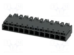 PCB headers, nominal cross section: 4 mm2, color: black, nom