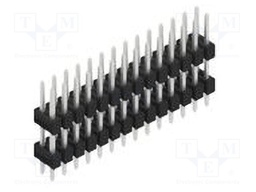 Connector: pin strips; pin header; male; PIN: 28; 2.54mm; THT; 2x14