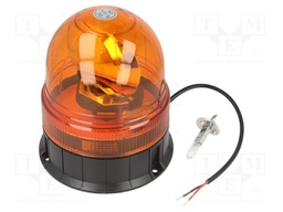 Signaller: lighting; orange; 12/24VDC; IP56; Mounting: screw type