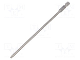 Screwdriver bit; Torx®; TX15; Overall len: 150mm