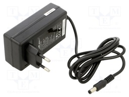 Power supply: switched-mode; 12VDC; 2.9A; Out: 5,5/2,5; 35W; 1.42m