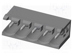 Connector: pluggable terminal block; socket; male; on PCBs