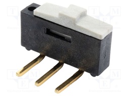 Switch: slide; Pos: 2; SPDT; 0.3A/24VDC; ON-ON; THT; -40÷85°C; 30mΩ