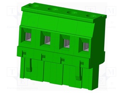 Connector: pluggable terminal block; plug; female; angled 90°