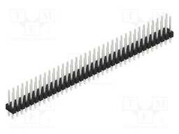 Connector: pin strips; pin header; male; PIN: 72; 2.54mm; THT; 2x36
