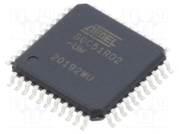 Microcontroller 8051; SRAM: 1280B; Interface: SPI,UART; VQFP44