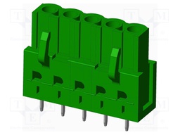 Connector: pluggable terminal block; socket; female; straight