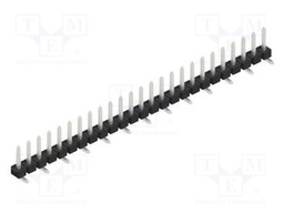 Connector: pin strips; pin header; male; PIN: 25; 2.54mm; SMT; 1x25