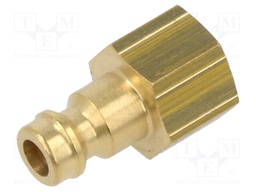 Connector; connector pipe; 0÷35bar; brass; Deans,NW 5; -20÷100°C