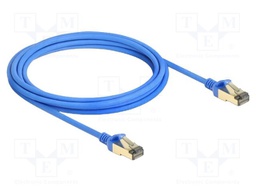 Patch cord; F/FTP; Cat: Cat 8.1; RJ45 plug,both sides; 3m; LSZH