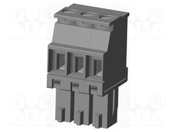 Connector: pluggable terminal block; plug; female; angled 90°