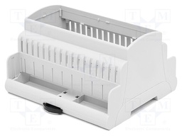 Enclosure: for DIN rail mounting; No.of mod: 6