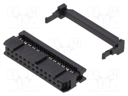 Plug; IDC; female; PIN: 26; IDC; for ribbon cable; 1.27mm