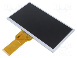 Display: TFT; 7"; 800x480; Illumin: LED; Dim: 164.9x100x3.4mm