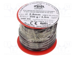 Coil wire; single coated enamelled; 2.8mm; 200g; -65÷200°C