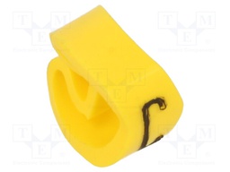 Markers for cables and wires; Label symbol: C; 4÷10mm; PVC; PA