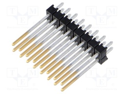 Connector: pin strips; pin header; male; PIN: 16; straight; 2.54mm