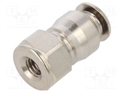 Push-in fitting; straight; M5; -0.99÷20bar; 4mm