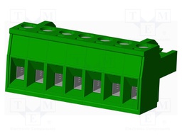 Connector: pluggable terminal block; plug; female; straight; 12A