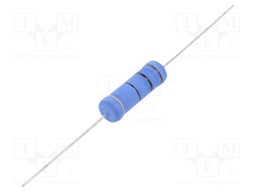 Resistor: metal oxide; THT; 10Ω; 5W; ±5%; Ø6x17.5mm