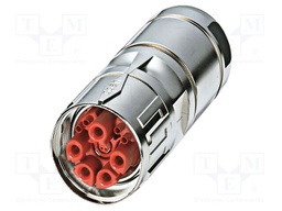 Connector: M40; plug; PIN: 13; 500V; 8A; crimped; straight