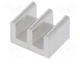 Heatsink: extruded; L: 8mm; W: 10mm; H: 6mm; 73K/W; aluminium