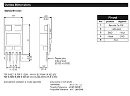 Converter: DC/DC; Uin: 2.5÷5.5V; Uout: 0.6VDC; Iout: 3A; 1.7g; 660kHz