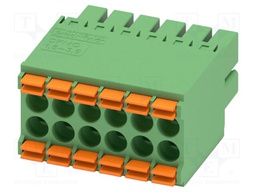 PCB connector, nominal cross section: 1.5 mm?, color: green,