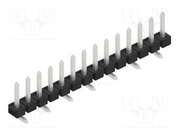 Connector: pin strips; pin header; male; PIN: 14; 2.54mm; SMT; 1x14