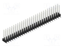 Connector: pin strips; pin header; male; PIN: 56; 2.54mm; SMT; 2x28