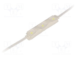 Module: LED; Colour: white; 0.72W; 66(typ)lm; 12VDC; 120°; Case: 5252