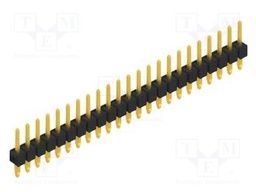 Connector: pin strips; pin header; male; PIN: 23; 2.54mm; THT; 1x23