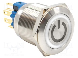 Switch: vandal resistant; SPST-NO + SPST-NC; 2A/48VDC; IP65; 12V