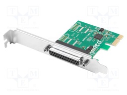 PC extension card: PCIe; LPT,PCIe; brackets on slot; 0÷50°C