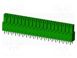 Connector: pluggable terminal block; socket; female; straight