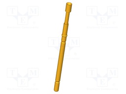 Test needle; Operational spring compression: 4mm; 5A; Ø: 2mm; 0.6N