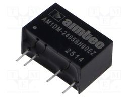 Converter: DC/DC; 1W; SIP7; AM1DM-EZ