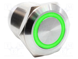 Switch: vandal resistant; SPST-NO + SPST-NC; 2A/24VDC; IP67; 24V