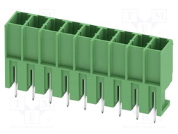 PCB headers, nominal cross section: 4 mm?, color: green, nom