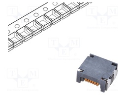 Filter: anti-interference; SMD; 8A; 80VDC; Rcoil: 6mΩ; 6x11x12mm