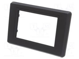 Radio frame; Nissan,Opel,Renault; 2 DIN; black